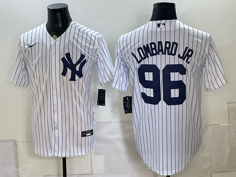 Men 2026 New York Yankees #96 Lombard Jr white Nike MLB Jersey 0816005->houston texans->NFL Jersey